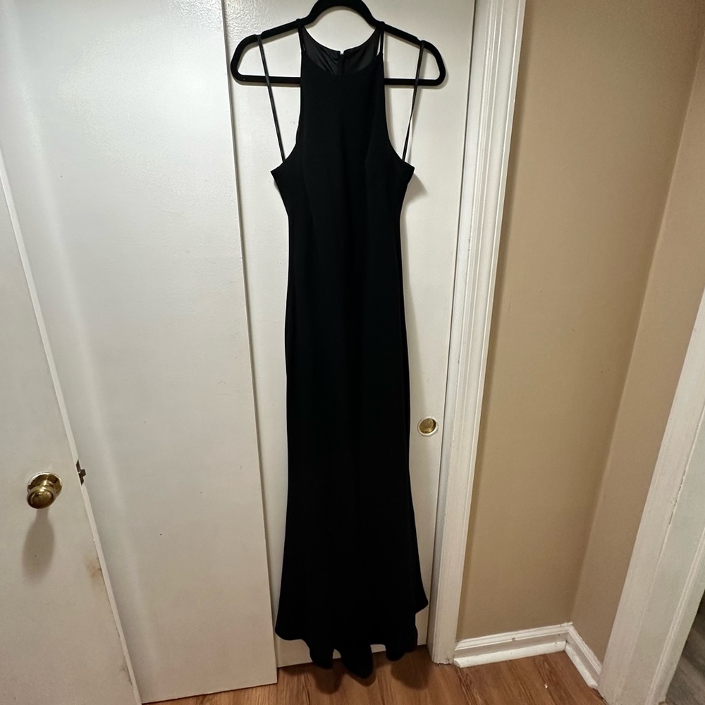 Calvin Klein Minimalist Formal Dress in Black- 6